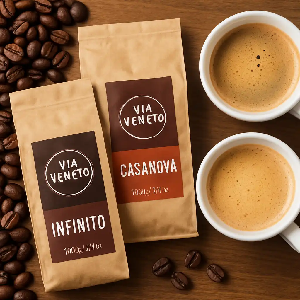 Via Veneto Coffee Beans: Guide to Choosing Between the Intensity of Infinity and the Sweetness of Casanova