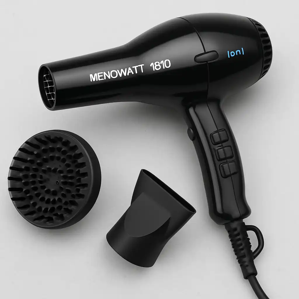 Professional Hair Dryer for Hairdressers: Guide to the Menowatt 1810 with Ions