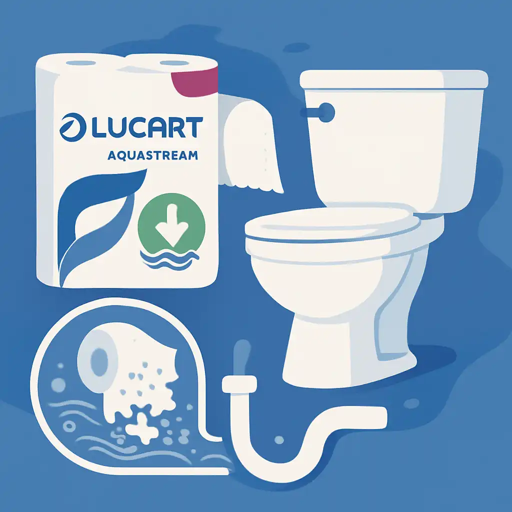 Goodbye Clogged Drains: The Ultimate Guide to Lucart Aquastream Water-soluble Toilet Paper