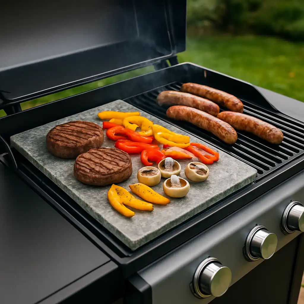 Barbecue a Gas Fry Top con Pietra Ollare (Guida 2026): La Rivoluzione della Grigliata Perfetta