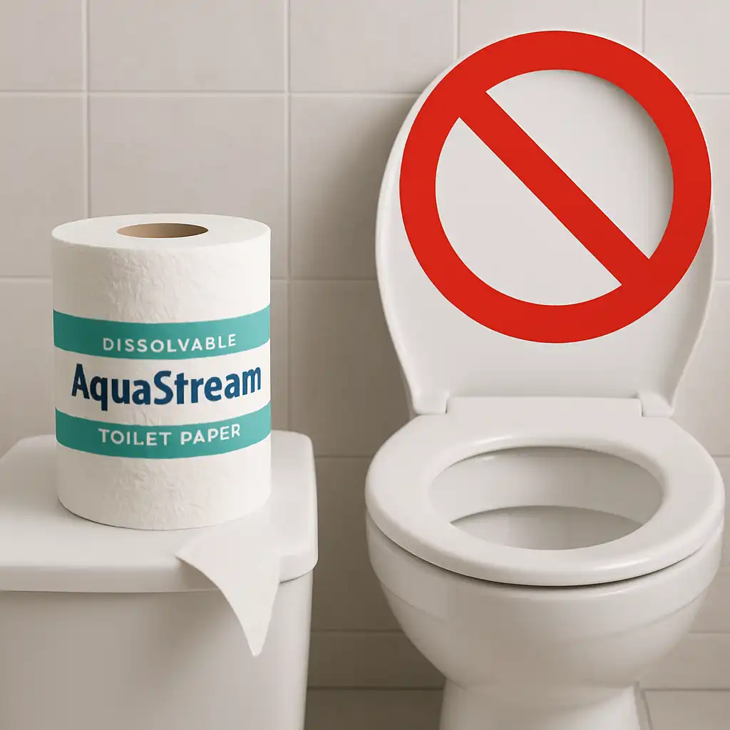Stop agli Ingorghi WC: La Guida Definitiva 2026 alla Carta Igienica Idrosolubile Aquastream per Aziende