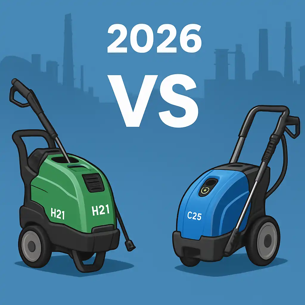 Guida Definitiva 2026 alla Pulizia Industriale: PW-H21 vs PW-C25 - Come Scegliere l'Idropulitrice Professionale Perfetta