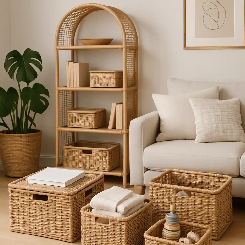 Guida 2026 all'Organizzazione di Classe: Trasforma la tua Casa con i Contenitori in Rattan e il Design Assperr