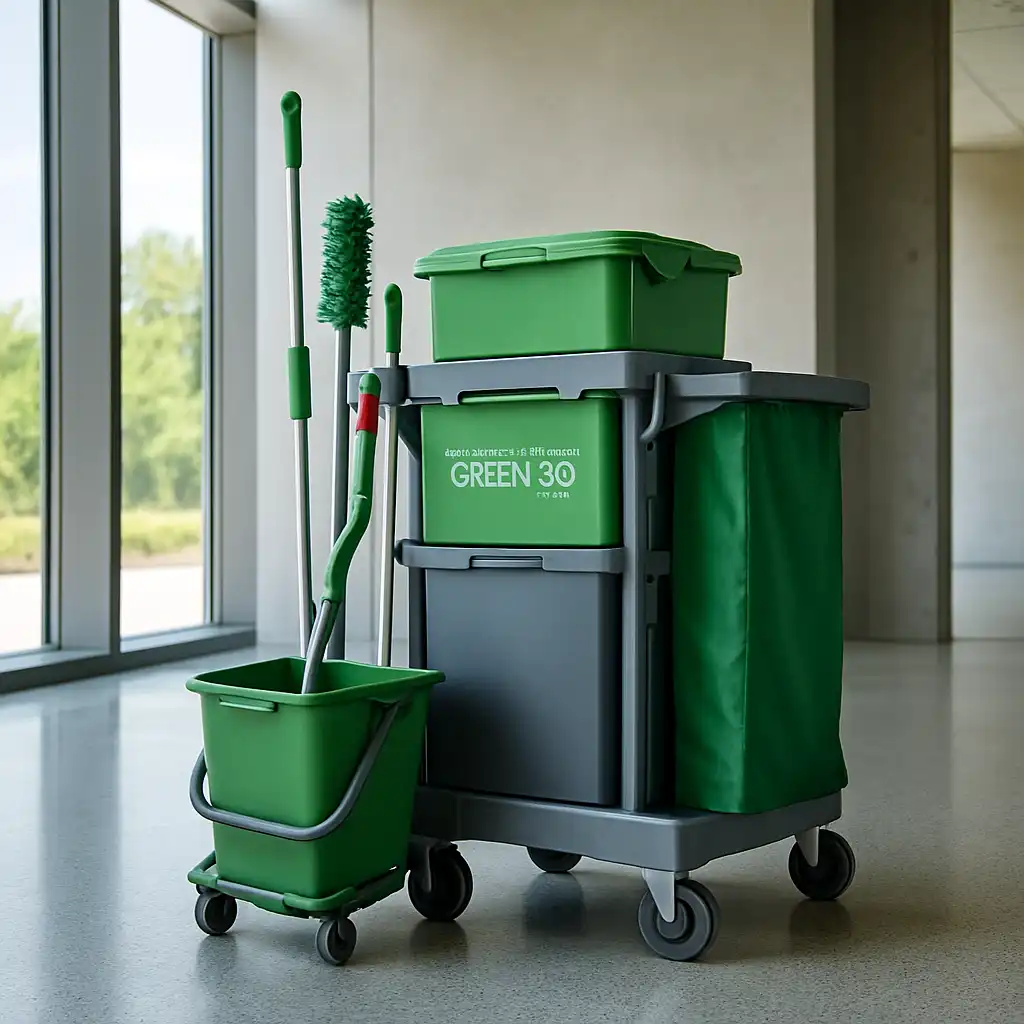 Guida Completa 2026 alla Pulizia Professionale: Perché il Carrello Green 30 è lo Standard per Efficienza ed Ecosostenibilità