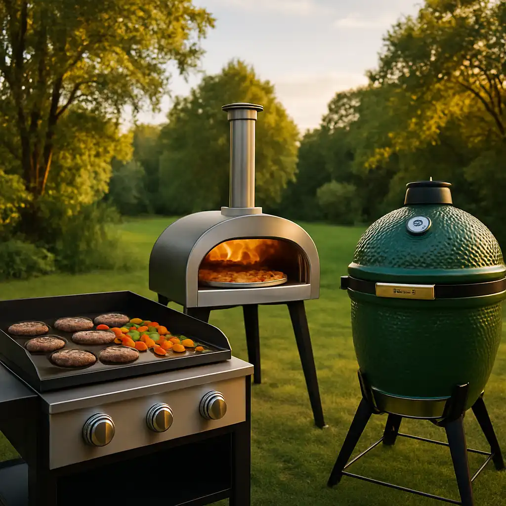 Guida Definitiva all'Outdoor Cooking 2026: Dal Barbecue Fry Top 750 al Forno Ooni e Big Green Egg