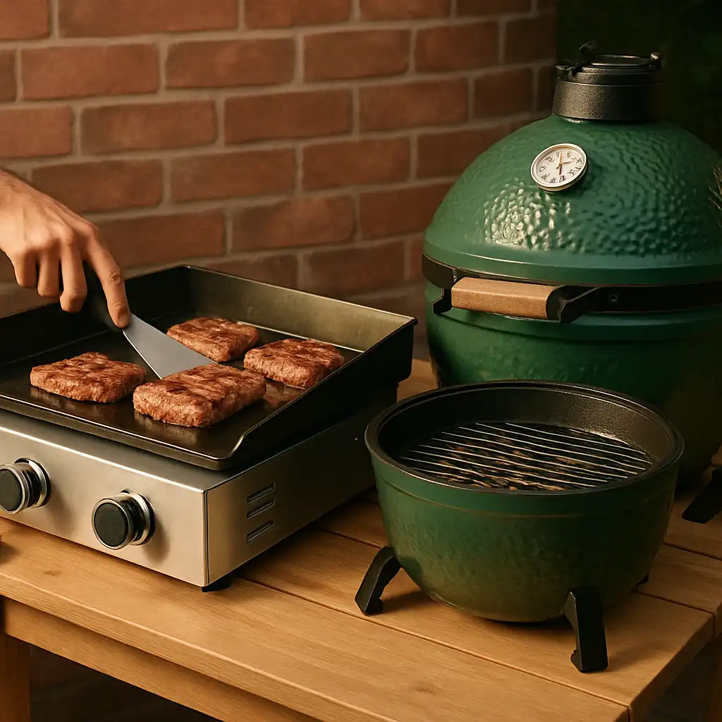 Guida Definitiva Barbecue 2026: Fry Top a Gas vs Big Green Egg - Il Meglio della Cucina Outdoor