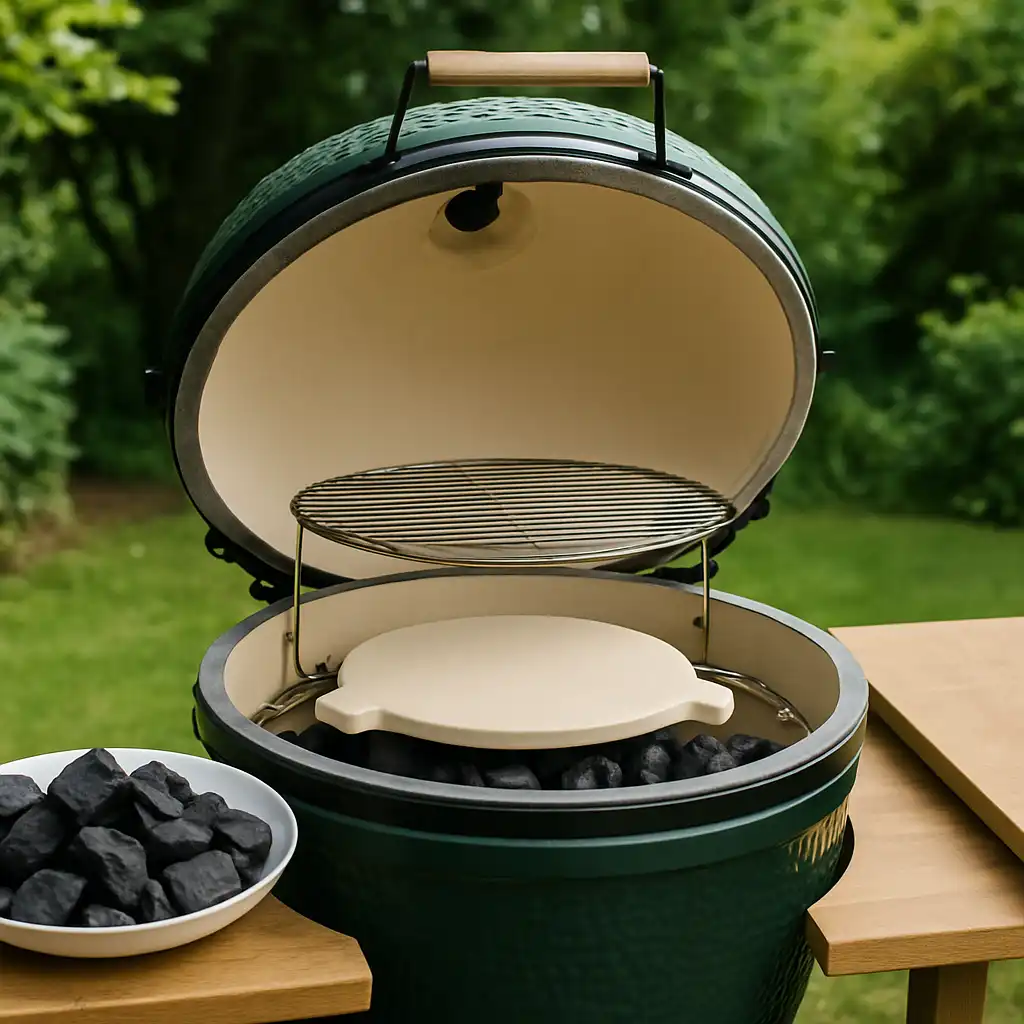 Guida alla Cottura Indiretta 2026: Come Trasformare il Tuo Big Green Egg XL con la Base in Ceramica e Carbonella di Qualità
