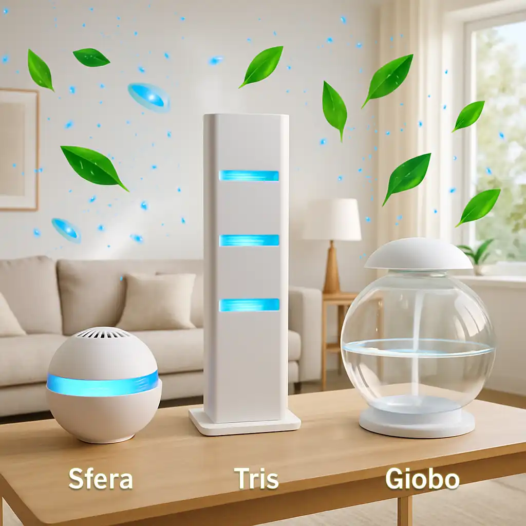 Guida Completa 2026 alla Sanificazione d'Aria: Scegliere tra Bioxigen Sfera, Tris e Globo per una Casa Bioattiva