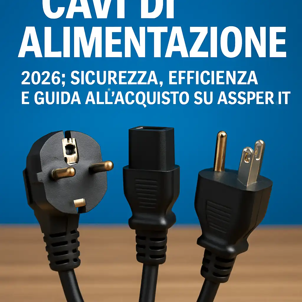 Guida Definitiva ai Cavi di Alimentazione 2026: Sicurezza, Efficienza e Guida all'Acquisto su Assperr.it