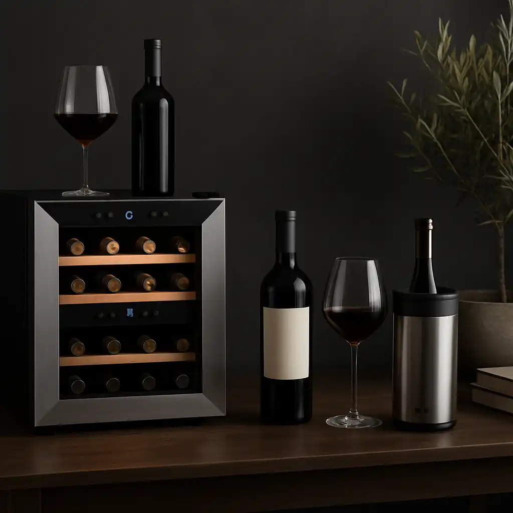 Conservazione e Servizio Vino 2026: Guida Completa alla Cantinetta WineExclusive 38 e al Raffreddatore WineCase Deluxe di Caso Design