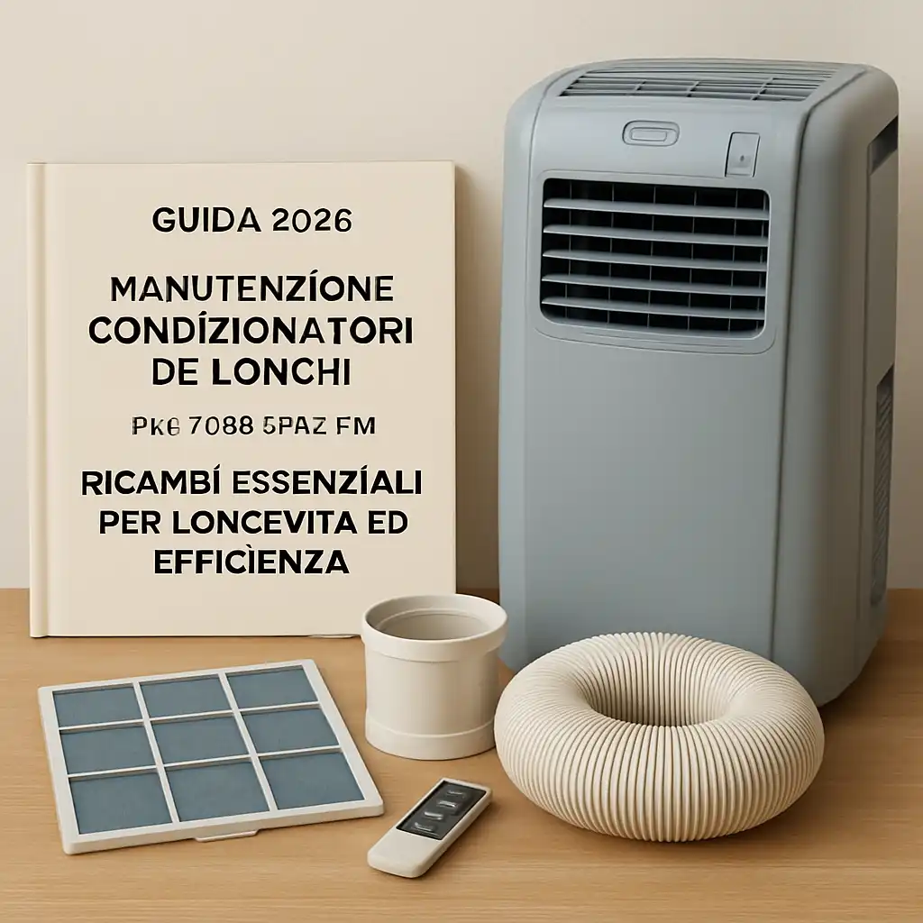 Guida 2026 alla Manutenzione Condizionatori De Longhi PAC F300 e PAC F10: Ricambi Essenziali per Longevità ed Efficienza