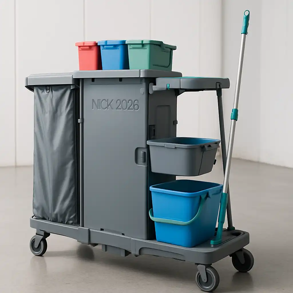 Guida Definitiva ai Carrelli Professionali Nick 2026: Efficienza, Ergonomia e Sostenibilità nel Cleaning Industriale