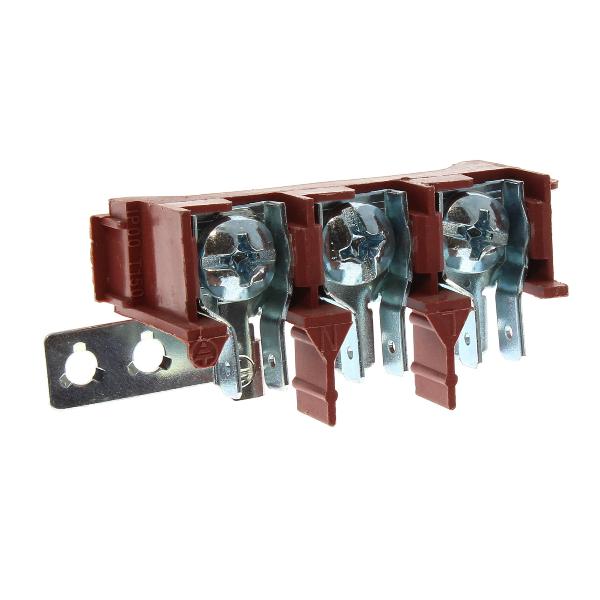 2-POLE TERMINAL BLOCK + GROUND