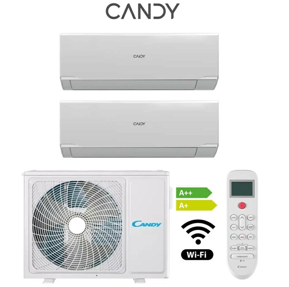 CANDY AIR CONDITIONER DUAL SPLIT9000+12000 A++/A+ PURE WIFI CY-2T14AOUT