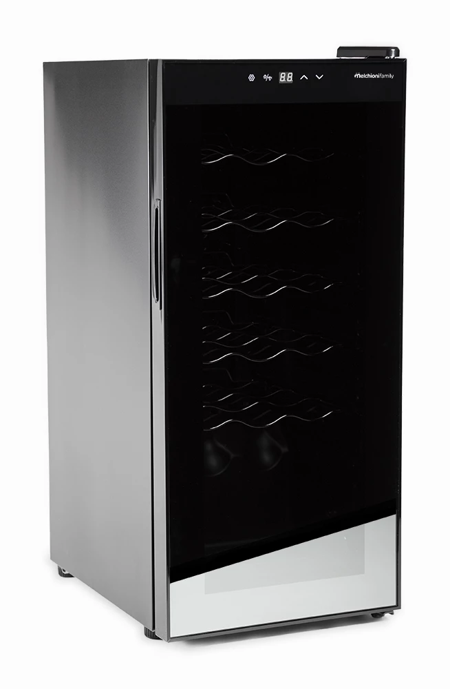 Melchioni VERMENTINO wine cabinet 18 bottles 50 LT BLACK