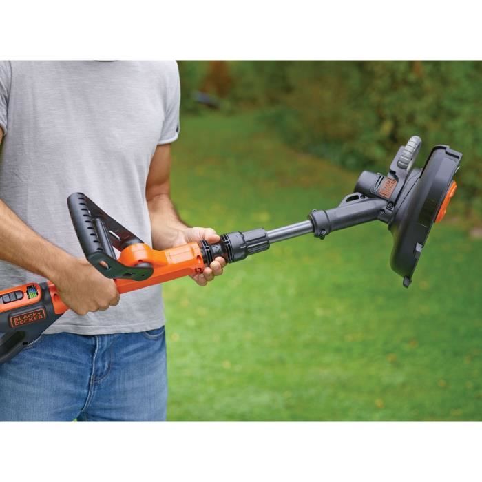 BLACK & DECKER POWERCOMMAND 18V LITHIUM Cordless 30cm - 4Ah cord cutter - 1 battery - 1 reel of 10m 1.6mm wire - 1 charger