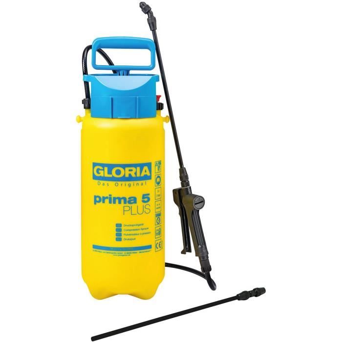 GLORIA - Prima 5 Plus - 5L pressure atomizer with special EPDM gaskets for acid products