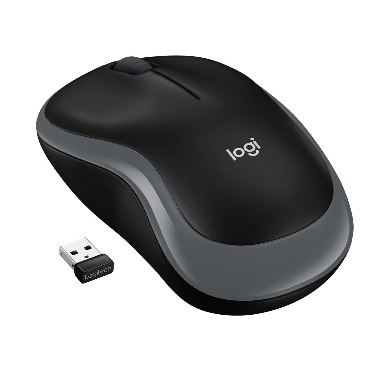 LOGITECH MOUSE OTTICO WIRELESS M185 GREY 910-002235