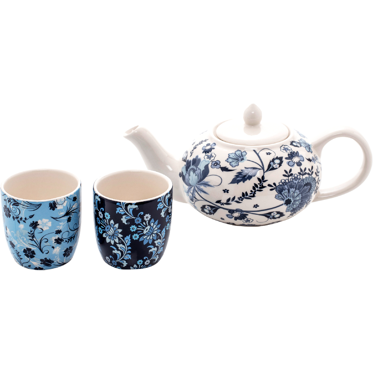 Tea set (1 teapot, 2 small glasses) 300 ml teapot, 80 ml glasses - Kyoto