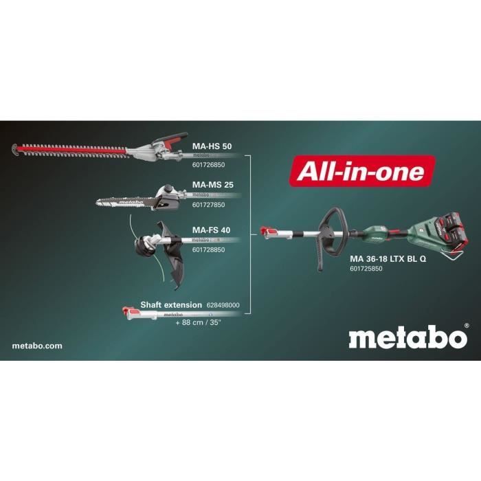 Brush cutter accessory - METABO - MA-FS 40 - 18 V