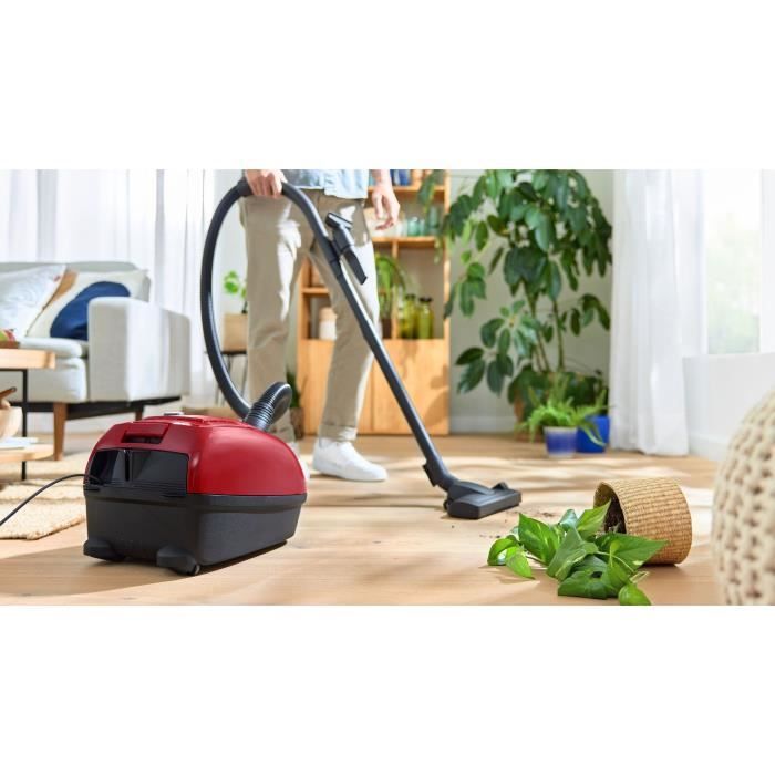 Bosch GL38 - vacuum cleaner with bag - 600 W - 79 dB - (H) EPA - 10m - 4 L Bag - Variable power