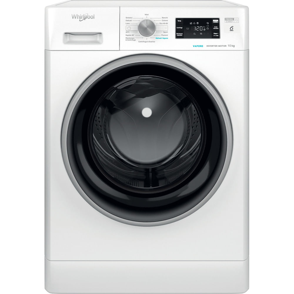 Washing machine 10 kg Whirlpool 6° SENSO INVERTER A -20% 1400G. FFB 1048 BSV IT