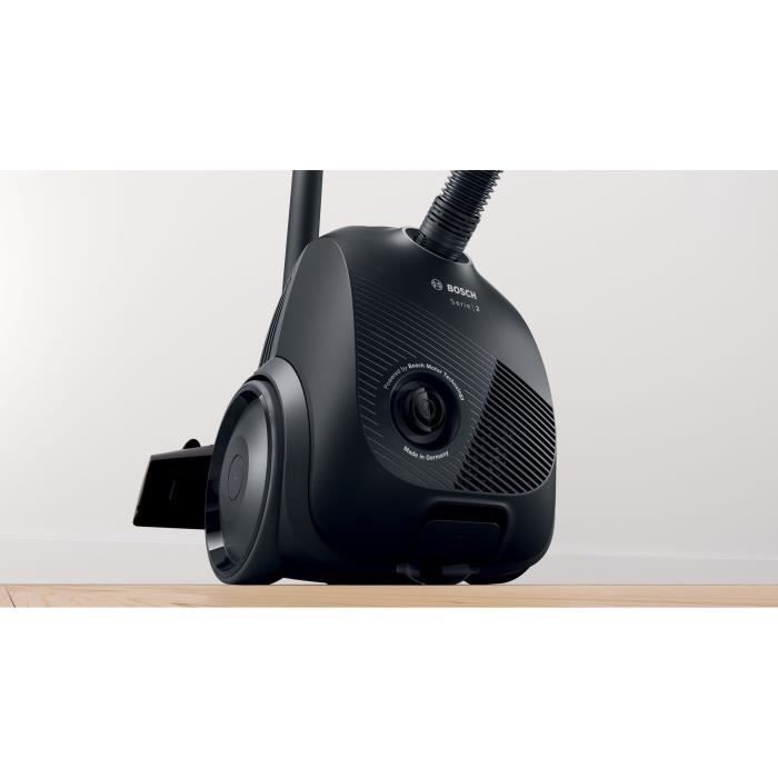 BOSCH GL20S Black - Bagged vacuum - 600 W - Sound level 80 dB