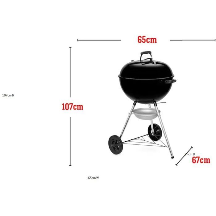 OK E-5710 Charcoal Barbecue Ø 57 cm