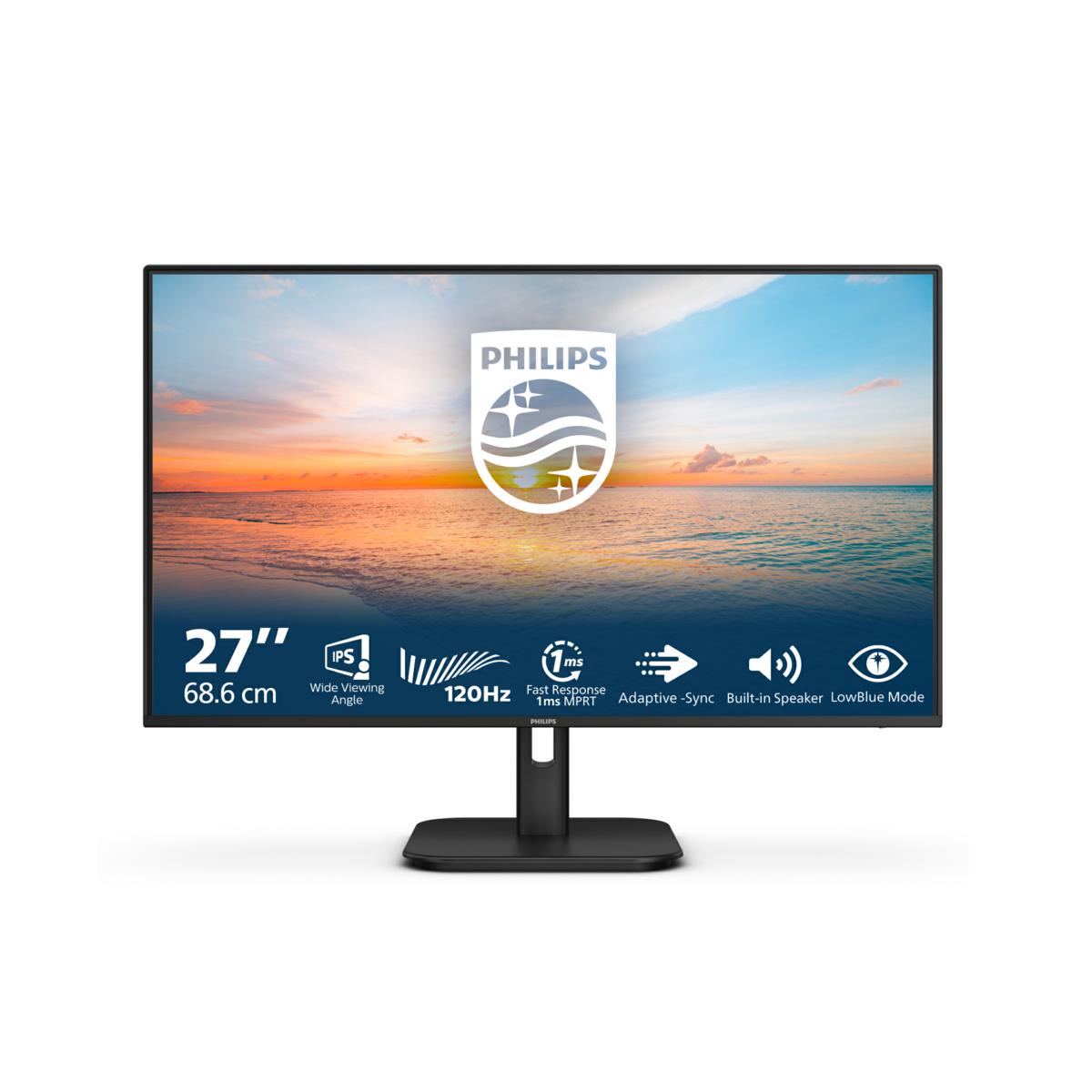 PHILIPS 27" LED FHD 120HZ HDMI/DP/VGA MULTIMEDIA MONITOR 27E1N1200A
