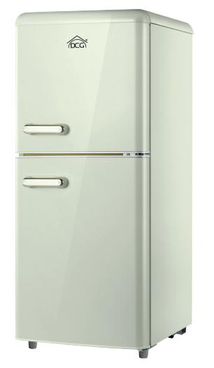 DCG DOUBLE DOOR FRIDGE RETRO LINE 110LT AND CREAM MF110CCDP