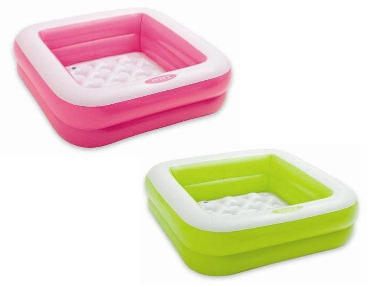 INTEX PISCINA BABY GONFIABILE QUADRATA 86x86x25CM COL.ASSORTITI 57100