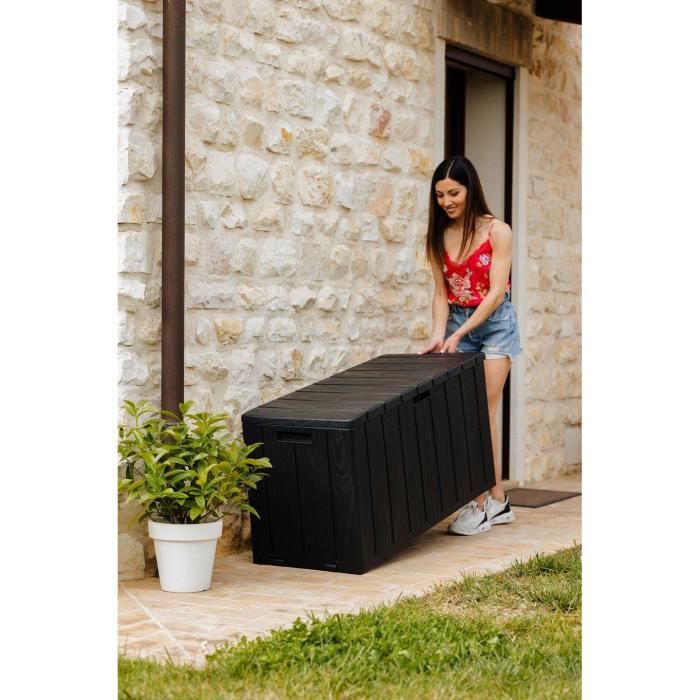 BRAVO garden box - Resin - 270 L capacity - Anthracite