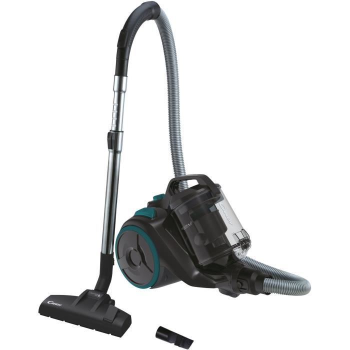 Bagless vacuum cleaner - CANDY CAF34HM - 800 W - 2.5 L Cassette - 79 dBA - Washable HEPA 13 filter