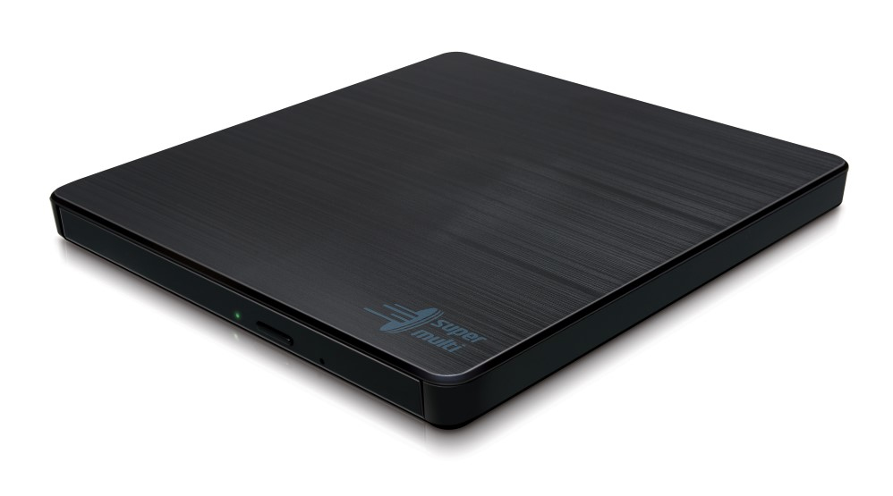 LG/HITACHI MASTERIZZATORE DVD ESTERNO GP60NB60 SLIM USB2.0 BLACK