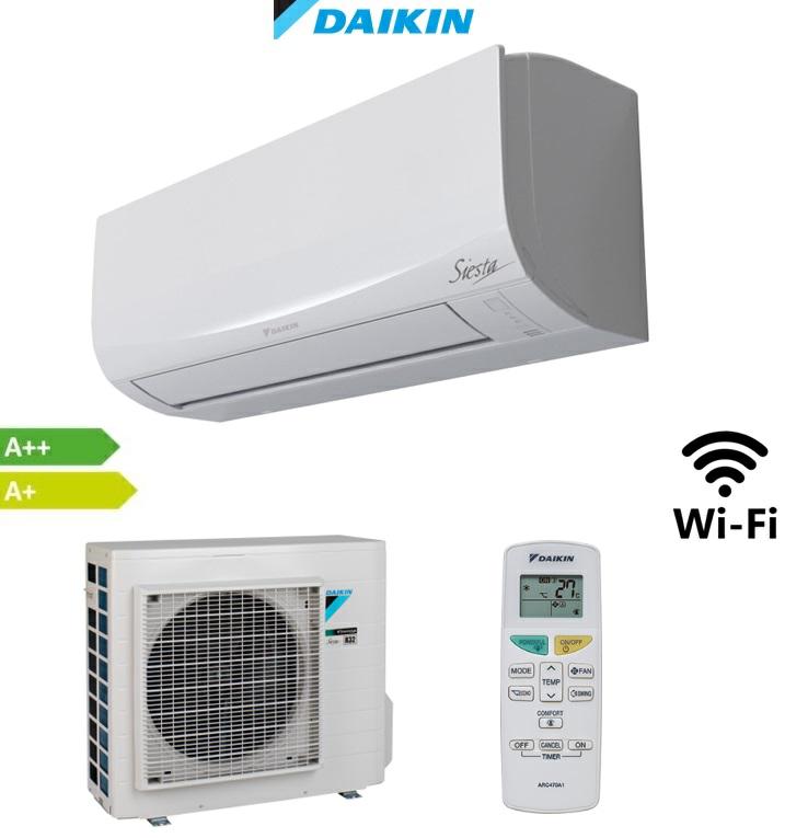 DAIKIN AIR CONDITIONER 18000BTU WIFI SIESTA A++/A+ R32 ATXF50F/ARXF50F