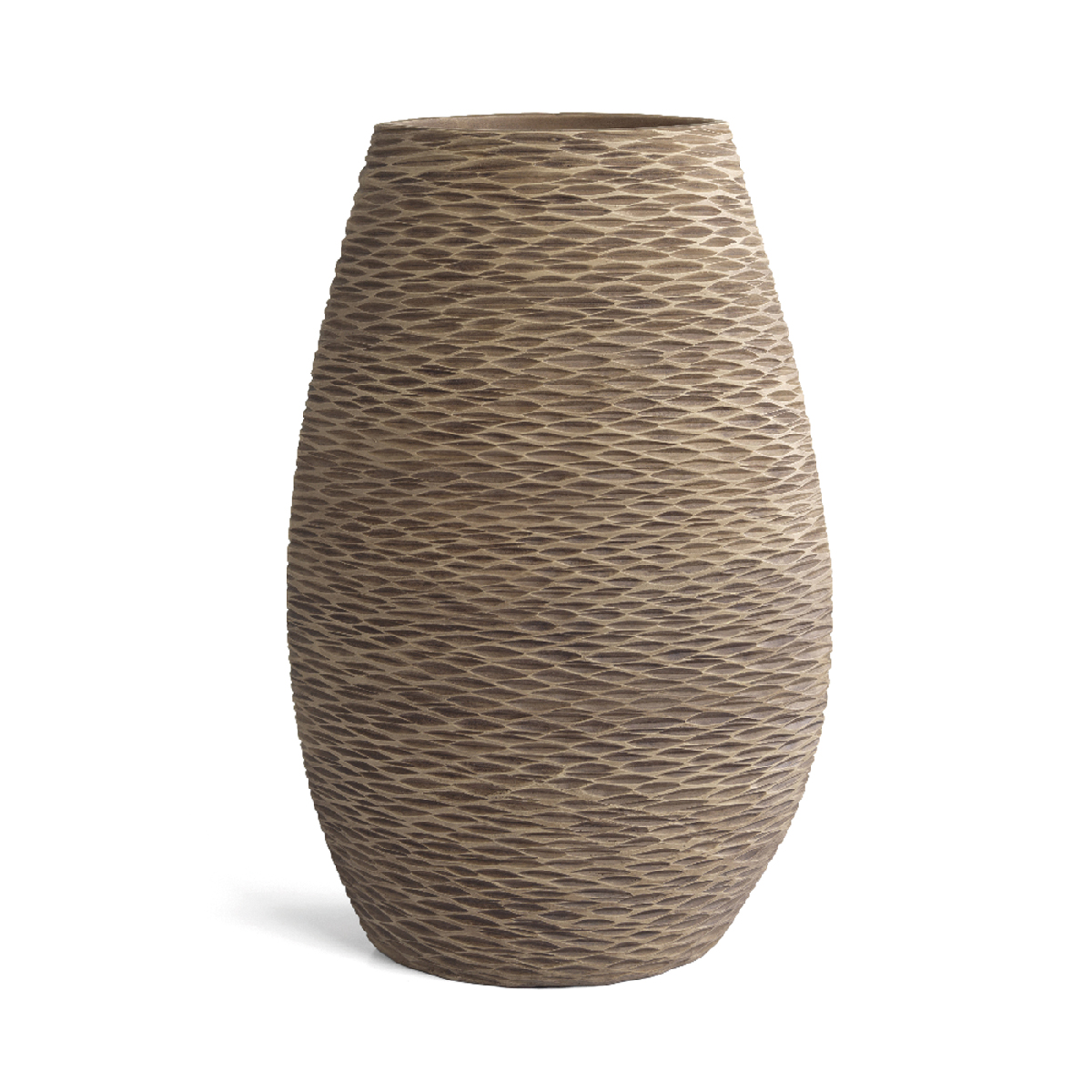 Vase With Relief Finish - Afrique