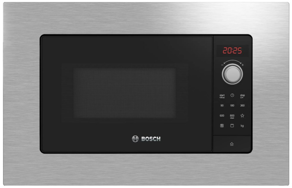 Built-in microwave 20 lt Bosch 800W STAINLESS STEEL GRILL BEL623MS3