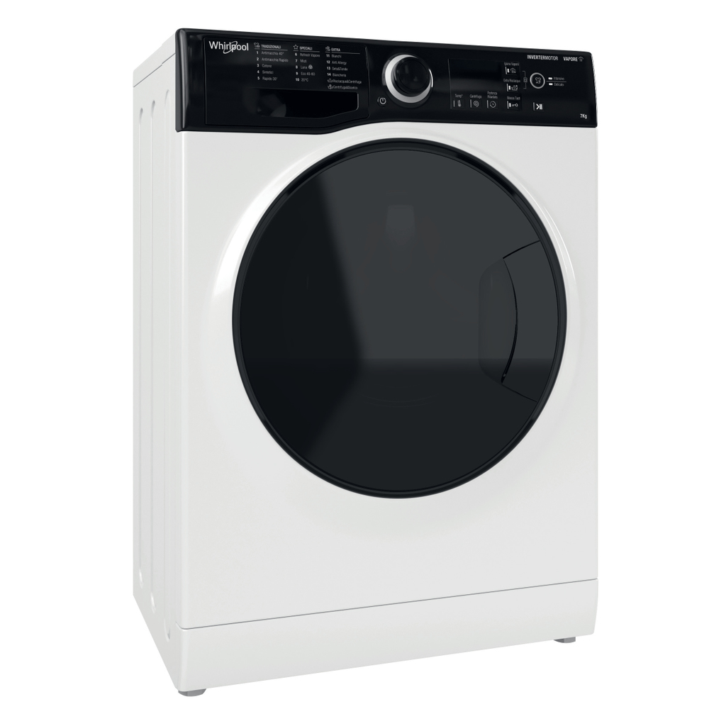 Whirlpool 7 kg slim washing machine STEAM INVERTER B 1200 RPM WSB 725 D IT