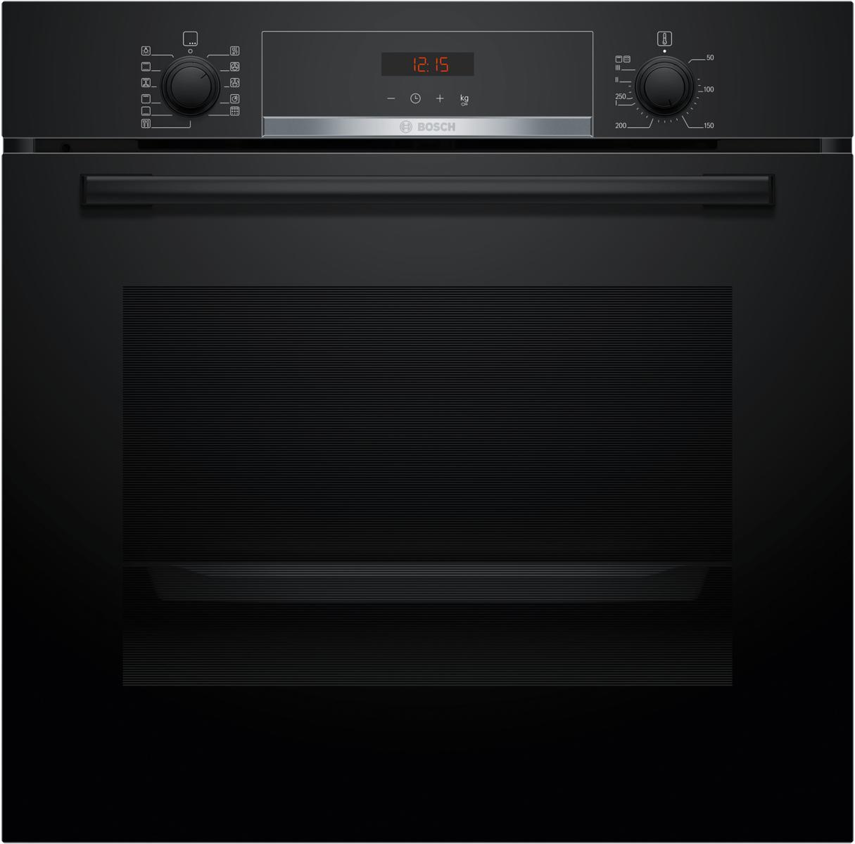 Forno ad incasso Bosch VENTILATO PIROLITICO 60CM NERO HBA574BB3
