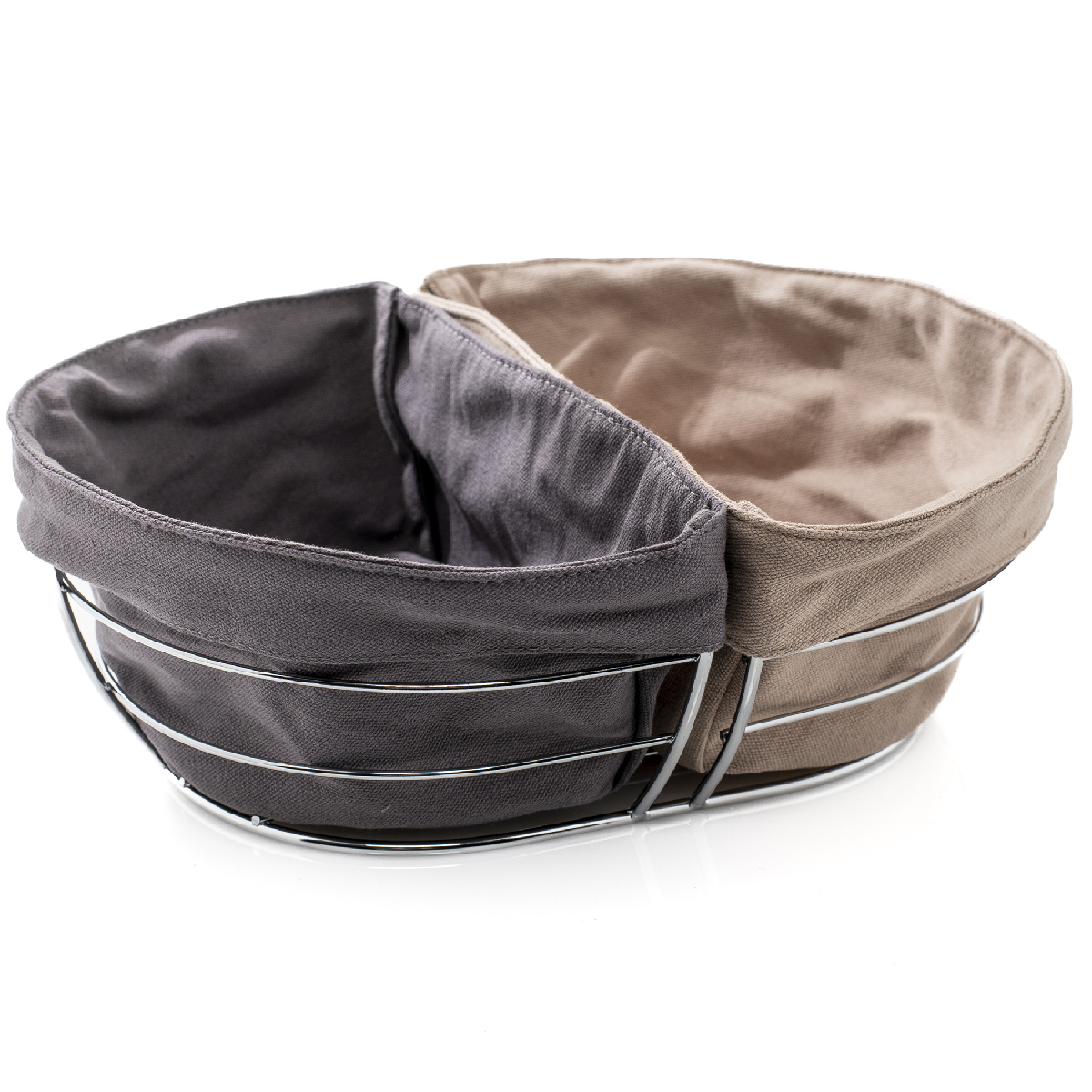Breakfast at Hurray - 2-compartment fabric breakfast basket - Breakfast at Hurray