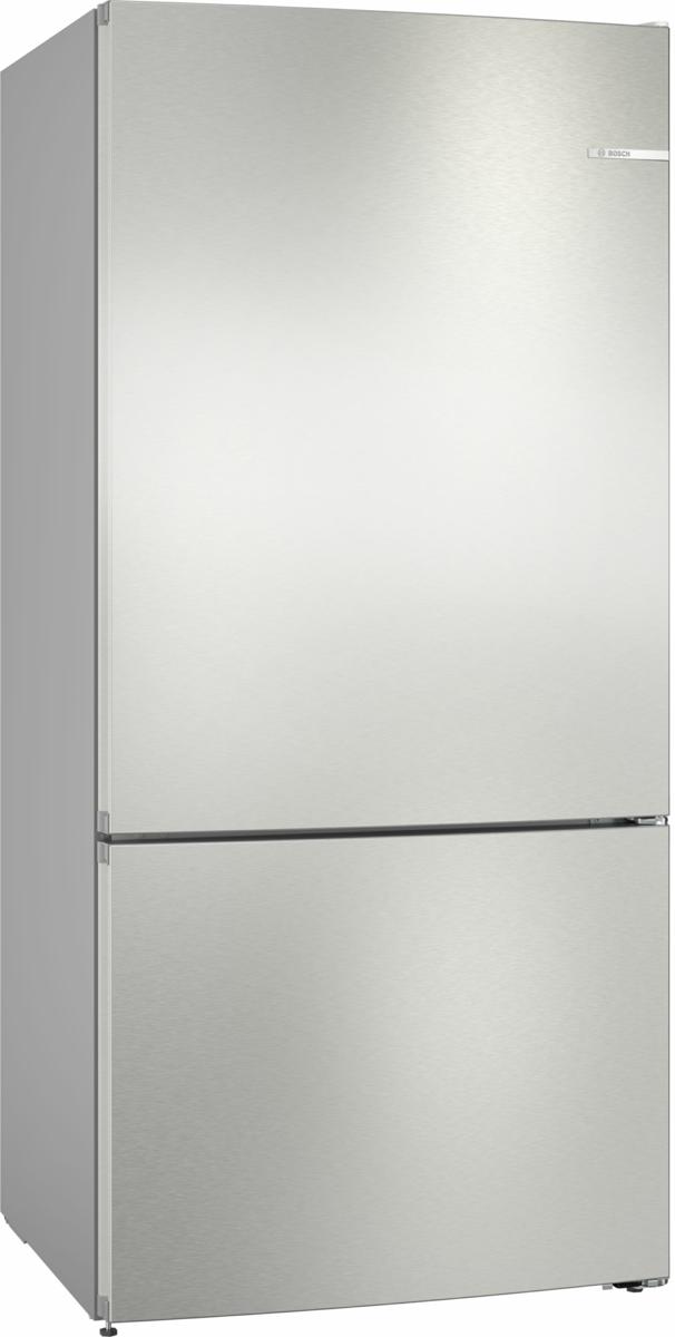 Bosch 631 LT AND TOTAL NO FROST combined freestanding refrigerator 86 CM STEEL KGN86VIEA