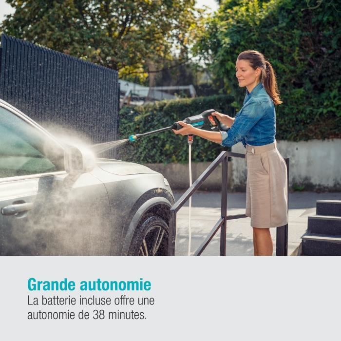 GARDENA - AquaClean 24/18V P4A medium pressure washer