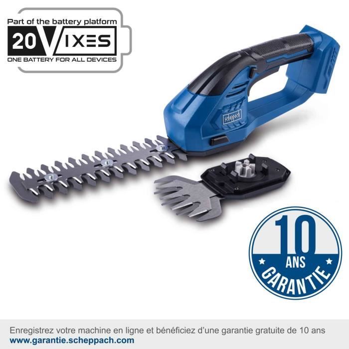 SCHEPPACH C-HTGS200-X cordless grass scissor - 20V IXES - without battery or charger