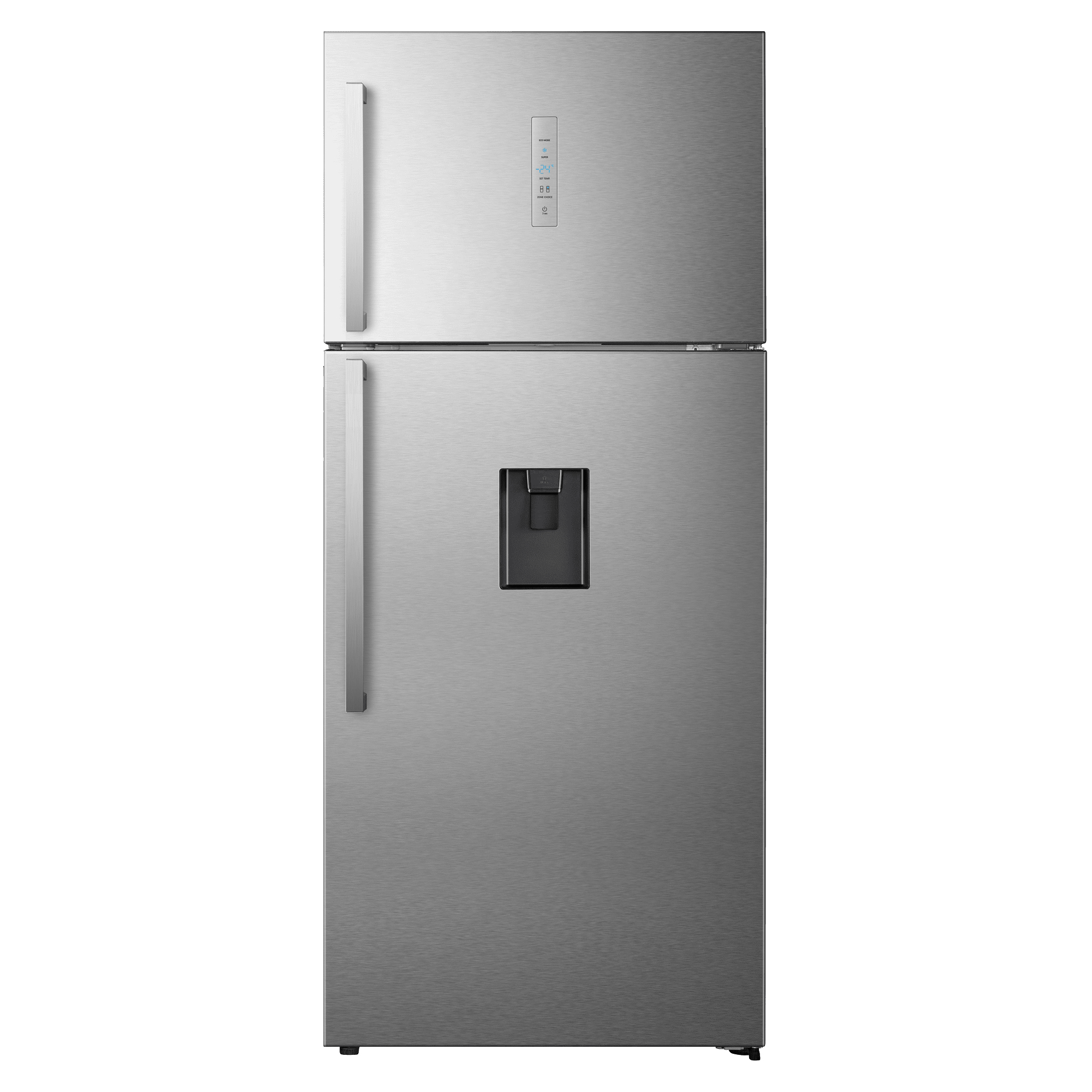 Hisense no frost 553 LT E SILVER 79CM RT728N4WCE double door refrigerator
