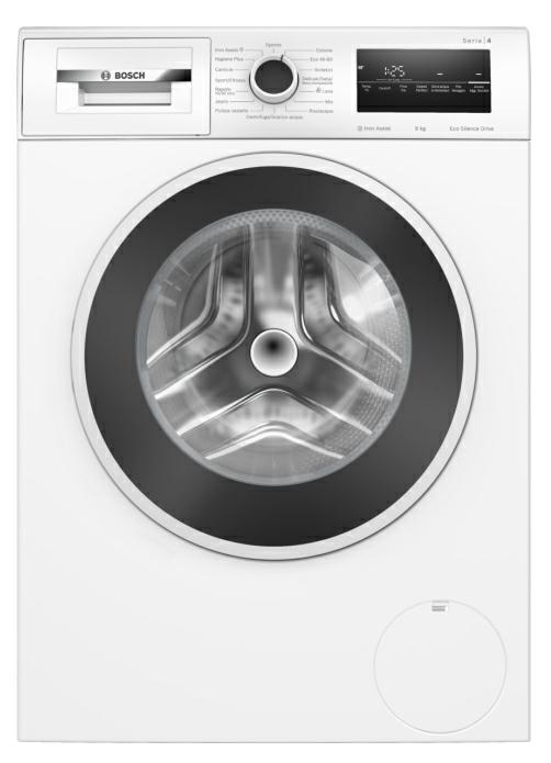 Bosch ECOSILENCE DRIVE 1400RPM STEAM WASHER 8 kg WAN28218IT