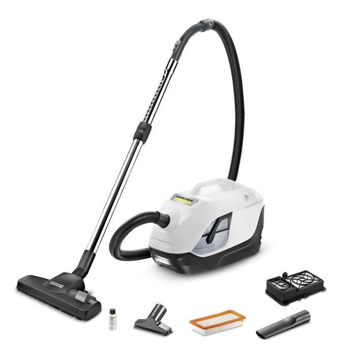 DS 6 bagless vacuum with water filtration - white
