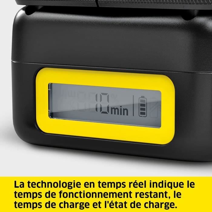 KARCHER POWER 36V/2.5 Ah battery with LCD screen and fast charger