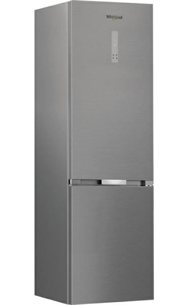 Whirlpool no frost 355 LTB 66CM INOX WHK 26404 XP7E combined refrigerator