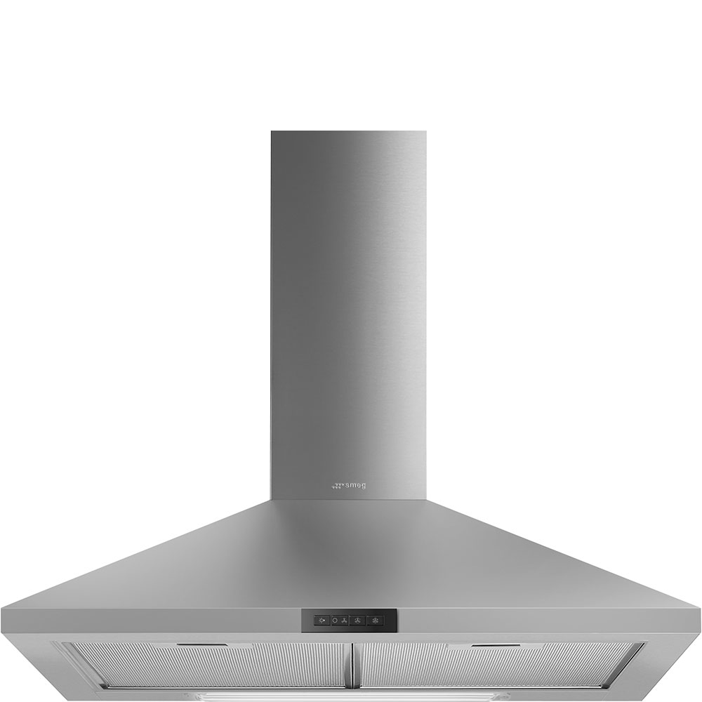 Smeg wall-mounted extractor hood 60 CM 180W D INOX LED LIGHT KDE600EX