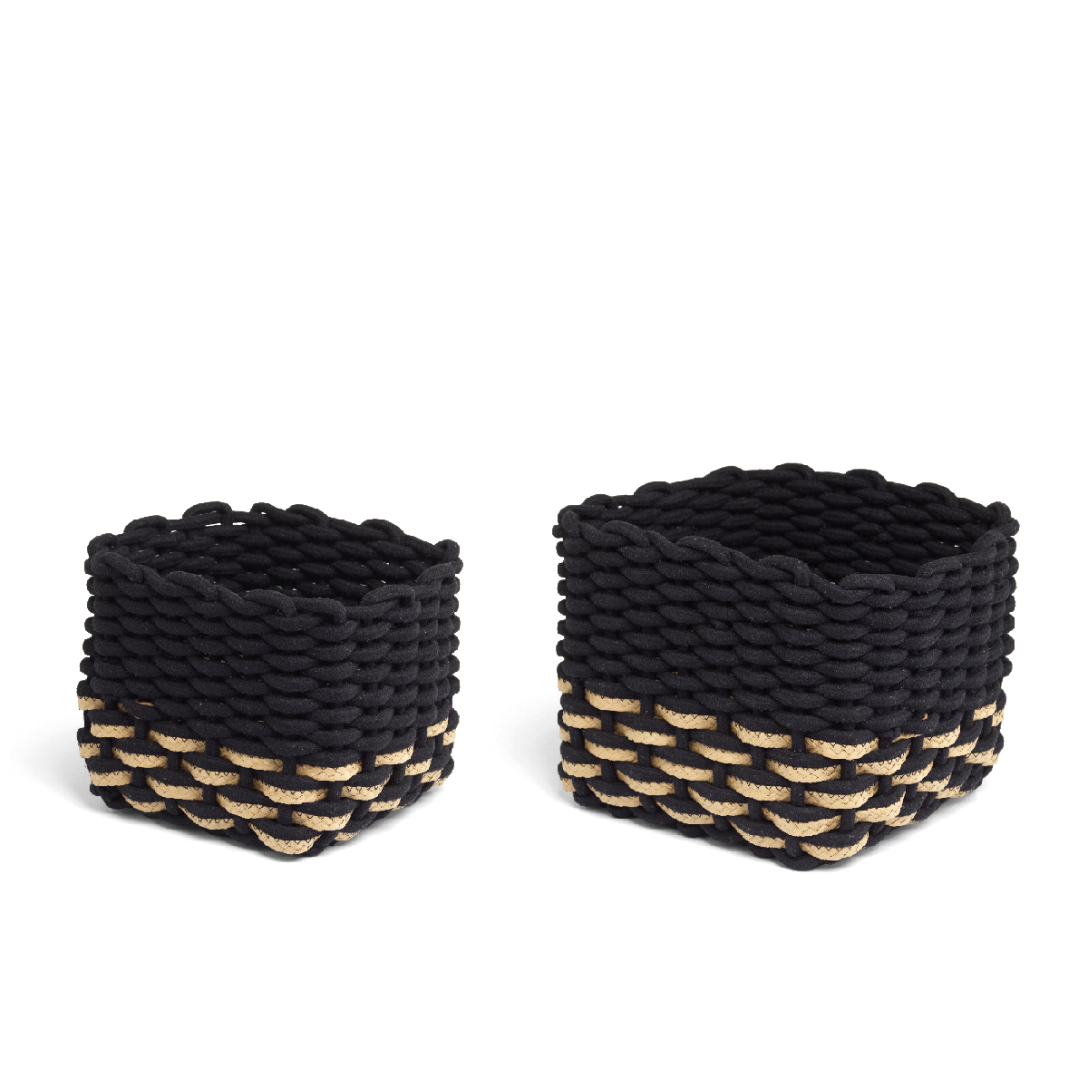 Set of 2 Multipurpose Baskets - Rattan